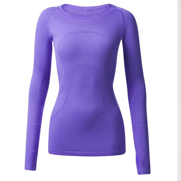 lululemon swiftly tech long sleeve purple